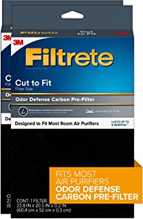 Filtrete Odor Defense Carbon Prefilter Room Air Purifier Filter 2-Pack