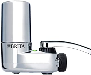 Brita 35618 Basic Faucet Water Filter System, Single Unit, Chrome w/Indicator