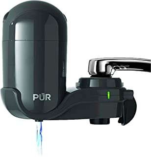 PUR Faucet Mount Water Filtration System, Small, Gray