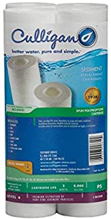 Culligan P5-4PK P5 Whole House Premium Water Filter, 8,000 Gallons, Value 4-Pack, White, 4 Pack