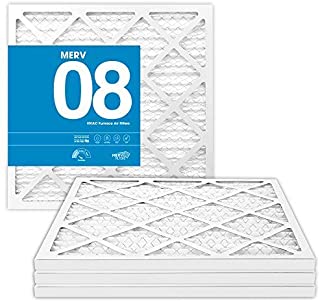 MervFilters 12x12x1 Air Filter, MERV 8, MPR 600, AC Air Filters - Replacement Furnace Filters - Protect Against Dust, Mites, Pet Dander, Lint, Pollen - 4 Pack