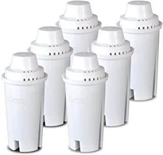Commercial Cool CCWFB6 Brita Water Filter Replacements, White, 6 Pack