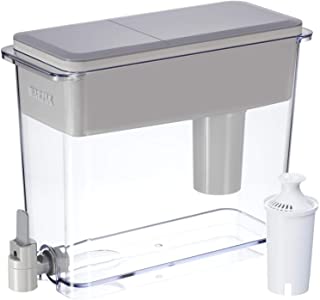 Brita 18 Cup UltraMax Water Dispenser with 1 Filter, BPA Free, Gray, Extra Large
