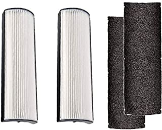 Nispira 2-in-1 True HEPA Replacement Filter with Activated Carbon Pre Filter Compatible with Pure Enrichment Purezone Elite 4-IN-1 Tower Air Purifier Model PETWRFIL. 2 Sets