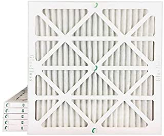 20x22x1 MERV 10 (FPR 5-6) Pleated Air Filters By Glasfloss. Box of 6. Actual Size: 19-1/2 x 21-7/8 x 7/8