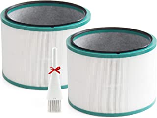 2 Pack Air Purifier Filter Replacements for Dyson Pure Hot Cool Link Air Purifier HP01, HP02, DP01 Desk Purifiers. Compare to Part # 968125-03