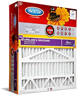 BestAir A201-SGM-BOX11R Air Cleaning Furnace Filter with Cardboard Frame, MERV 11, for Aprilaire/SpaceGard 2200, 2250 (201) & Lennox PMAC-20C 24