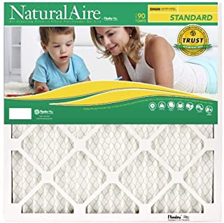 Flanders PrecisionAire 84858.011212 12 by 12 by 1 NaturalAire Standard Pleat Air Filter, 12-Pack
