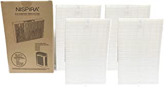 Nispira 4 True HEPA Replacement Filter R Compatible with Honeywell Air Purifier Models HPA300, HPA090, HPA100 and