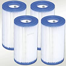 Intex Type A Easy Set Above Ground Pool Replacement Filter Cartridge (4 Pack)