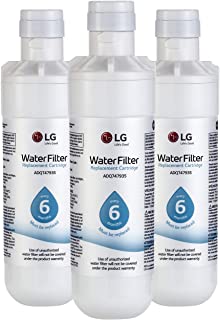LG LT1000P3 6-Month / 200 Gallon Refrigerator Replacement Water Filter, 3, White