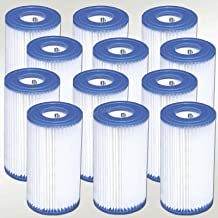 Intex Pool Easy Set Type A Replacement Filter Pump Cartridge (12 Pack) | 29000E