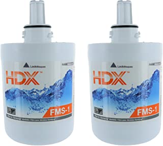 HDX FMS-1 Replacement Water Filter / Purifier for Samsung Refrigerators (2 Pack)