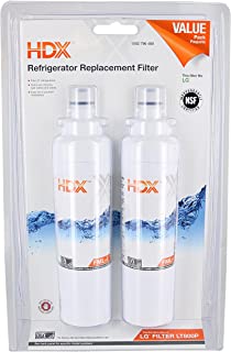 HDX FML-4 Replacement Water Filter / Purifier for LG Refrigerators (2 Pack)