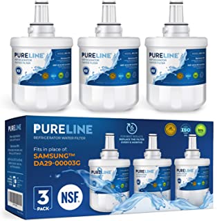 Samsung DA29-00003G and Aqua Pure Plus Water Filter. COMPATIBLE SAMSUNG MODELS: DA20-00003G, Aqua Pure Plus, RS22HDHPNSR, HAFCU1. High-End Generic Filter with Advanced Carbon Block. (3 pack)