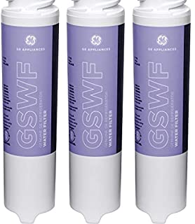GE SmartWater GSWF-3 Refrigerator Water Filter,White, 3-Pack